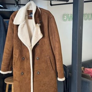 Guess Faux Shearling Coat